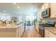 Modern kitchen with stainless steel appliances and granite countertops at 340 Dickerson Ln, Summerville, SC 29485