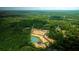 Aerial view of new home community near a pond at 327 Dickerson Ln, Summerville, SC 29485
