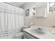 Clean bathroom with shower/tub combo, toilet and vanity at 1135 Harborgate Dr, Mount Pleasant, SC 29464