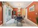 Dining room with glass table, chairs, and access to patio at 1135 Harborgate Dr, Mount Pleasant, SC 29464