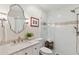 Modern bathroom with a large walk-in shower and updated vanity at 1135 Harborgate Dr, Mount Pleasant, SC 29464