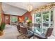 Bright dining room with glass table and view of living room at 1135 Harborgate Dr, Mount Pleasant, SC 29464