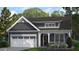 Craftsman style home with gray siding, white trim, and a 2-car garage at 157 Collared Dove Ct, Summerville, SC 29483