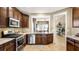 Modern kitchen with stainless steel appliances and ample cabinetry at 157 Collared Dove Ct, Summerville, SC 29483