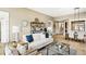 Open concept living room with a view of the dining area and kitchen at 157 Collared Dove Ct, Summerville, SC 29483