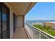 Spacious balcony with water and city views at 330 Concord St # 5 A, Charleston, SC 29401