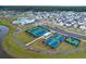 Tennis courts and community walking path near homes at 452 Ripple Park Dr, Summerville, SC 29486