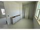 Unfinished bathroom, featuring a walk-in shower and double vanity at 452 Ripple Park Dr, Summerville, SC 29486