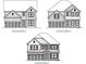 Two-story house plan with three elevation options and a two-car garage at 383 Wappoo Trace Ln, Summerville, SC 29486