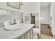 Clean bathroom with a toilet and sink vanity at 1144 Old Mill Rd, Saint Stephen, SC 29479