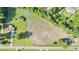 Aerial view showing a house next to a large vacant lot at 1144 Old Mill Rd, Saint Stephen, SC 29479