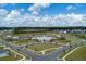 Aerial view of community with park and homes at 4413 Palm Shadow Dr, Summerville, SC 29485