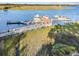 Elevated boardwalk leads to a gazebo overlooking the marina at 2317 Tall Sail Dr # 1007 G, Charleston, SC 29414