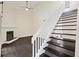 Living room with fireplace and dark hardwood floors at 2317 Tall Sail Dr # 1007 G, Charleston, SC 29414