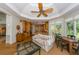 Breakfast area with a view of the kitchen and access to a sunroom at 3064 Marshgate Dr, Seabrook Island, SC 29455