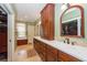 Elegant bathroom with double vanities, a soaking tub, and ample storage at 3064 Marshgate Dr, Seabrook Island, SC 29455