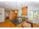 Kitchen with granite countertops and wood cabinets at 3064 Marshgate Dr, Seabrook Island, SC 29455