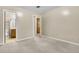 Bright bedroom with access to bathroom and hallway at 7920 Parklane Ct # 608, North Charleston, SC 29418