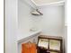 Neatly organized closet with shelving and hanging rods at 291 Coming St, Charleston, SC 29403