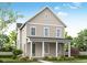 Two-story farmhouse-style home with covered porch at 180 Sandy Bend Ln, Summerville, SC 29486