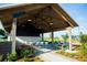 Outdoor community pavilion with seating and picnic tables at 407 Swaying Pine Ln, Summerville, SC 29486