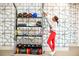 Modern fitness center with various exercise equipment at 407 Swaying Pine Ln, Summerville, SC 29486