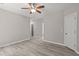 Spacious bedroom with hardwood floors and neutral walls at 1325 Kingsford Ln, Mount Pleasant, SC 29466