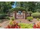 Hunters Woods community entrance with brick pillars and landscaping at 137 Fox Chase Dr, Goose Creek, SC 29445