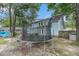 Large backyard with trampoline and playset at 137 Fox Chase Dr, Goose Creek, SC 29445