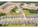 Aerial view of new homes under construction near a pond at 1660 Siloh Dr # 472, Mount Pleasant, SC 29466