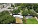 Aerial view showing a house nestled among lush greenery at 110 Groves St, Walterboro, SC 29488