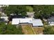 Aerial view of house and backyard at 110 Groves St, Walterboro, SC 29488