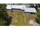 Aerial view of house and expansive backyard at 110 Groves St, Walterboro, SC 29488
