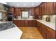 Eat-in kitchen, featuring stainless steel appliances and hardwood floors at 103 President Cir, Summerville, SC 29483