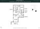 Two-bedroom floor plan with an open concept living area and terrace at 609 King St # 615, Charleston, SC 29403