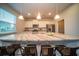 Island kitchen with granite countertops and pendant lighting at 107 Goose Rd, Summerville, SC 29483