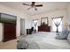 Main bedroom with king bed, dresser, and private bath access at 131 Tin Can Aly, Summerville, SC 29483