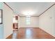 Spacious dining area with wood flooring and a chandelier at 121 Paisan Rd, Summerville, SC 29483