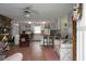 Living room with fireplace and kitchen views at 2363 Ranger Dr, Cross, SC 29436