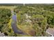 Aerial view of house and surrounding marsh at 2963 Deer Point Dr, Seabrook Island, SC 29455