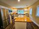 Updated kitchen featuring stainless steel appliances and wood countertops at 212 Hickory St, Walterboro, SC 29488