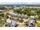Aerial view of cluster homes near water at 3025 Southerly Way, Johns Island, SC 29455