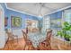 Spacious dining room with hardwood floors and natural light at 1374 Black River Dr, Mount Pleasant, SC 29466