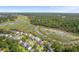 Aerial view showcasing a neighborhood with waterfront access and boat docks at 1374 Black River Dr, Mount Pleasant, SC 29466