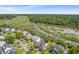 Aerial view of waterfront homes with private docks and lush greenery at 1374 Black River Dr, Mount Pleasant, SC 29466