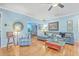 Open living room with hardwood floors and comfortable seating at 1374 Black River Dr, Mount Pleasant, SC 29466