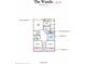 Second floor plan of The Wando showing bedrooms, bathrooms, and balcony at 1639 Siloh Siloh Dr # 484, Mount Pleasant, SC 29466