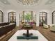 Elegant lobby with high ceilings and comfortable seating at 609 King St # 740, Charleston, SC 29403