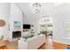 Open concept living area with hardwood floors at 512 Carolina Blvd, Isle of Palms, SC 29451