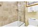 Bathroom with shower/tub combo and tile surround at 4358 Sea Forest Dr, Kiawah Island, SC 29455